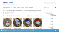 Desktop Screenshot of dinotex-export.com