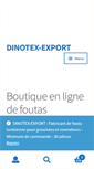 Mobile Screenshot of dinotex-export.com