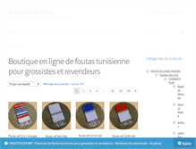 Tablet Screenshot of dinotex-export.com